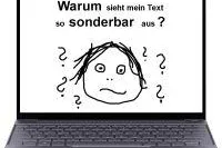 Bild: Warum sieht mein Dokument im Druck anders aus als am Bildschirm?