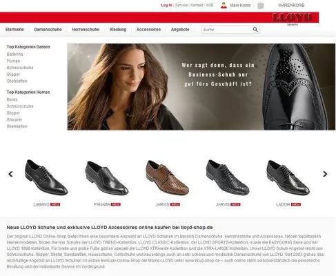 Bild: Erfolgreicher Relauch des exklusiven Lloyd Onlineshops