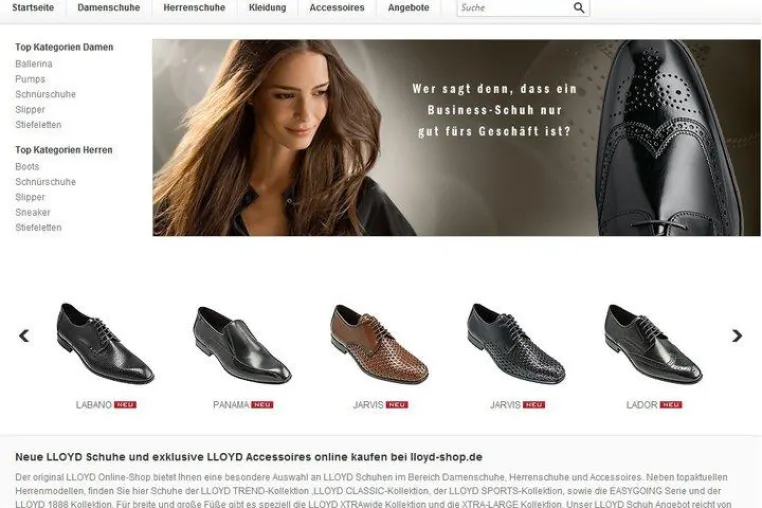 Bild: Erfolgreicher Relauch des exklusiven Lloyd Onlineshops