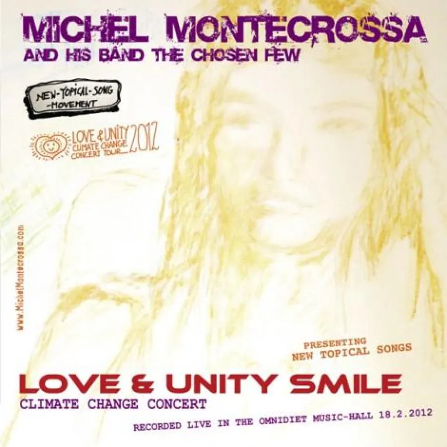 CD-Cover -Michel Montecrossa's ‘Love & Unity Smile’ Concert