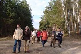 Bild: In der Dübener Heide beginnt das Wanderjahr 2007