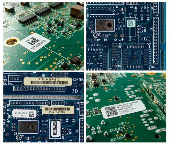 Robuste Etiketten für die Leiterplatten- und Bauteilkennzeichnung Bild: Robuste Etiketten für die Leiterplatten- und Bauteilkennzeichnung