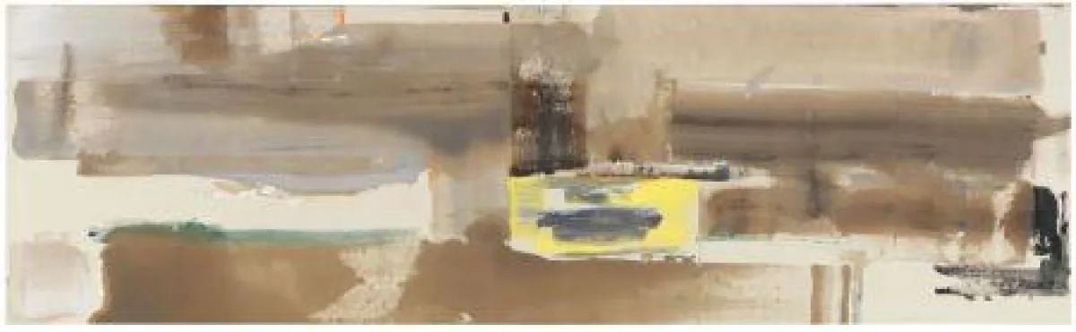 Helen Frankenthaler, Marchioness, 1978, Öl auf Leinwand,  106 x 366 cm, Schätzpreis: EUR 250-350000.