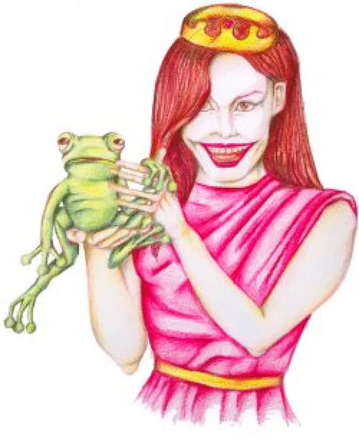 Sei kein Frosch! (Illustration von Silvia Isermann)