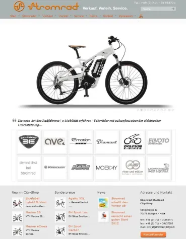 Bild: Frischer Wind im Netz und auf Stuttgarts Strassen: die neuen Stromräder von KTM, Riese und Müller und ave