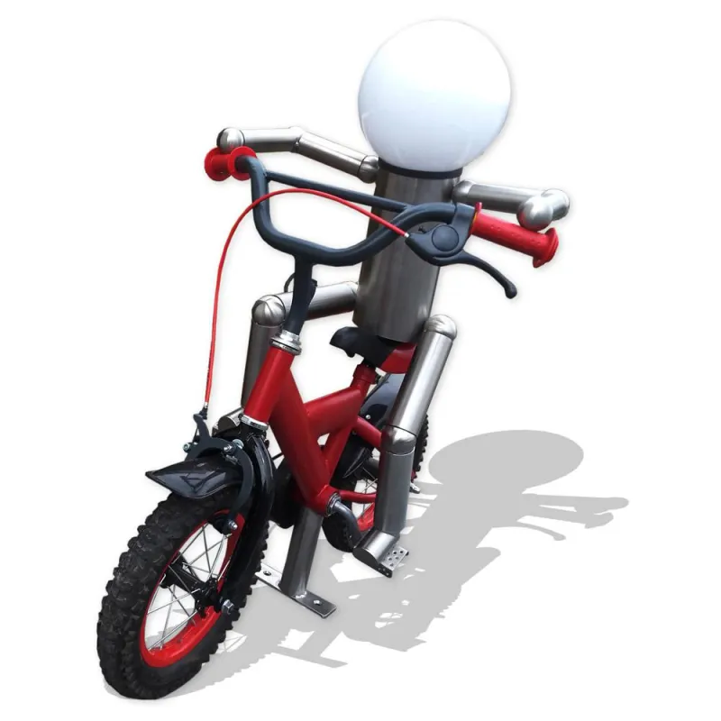 Auf geht es:  Design Lampe MIKE-Bike leuchtet Radfahrern den Weg