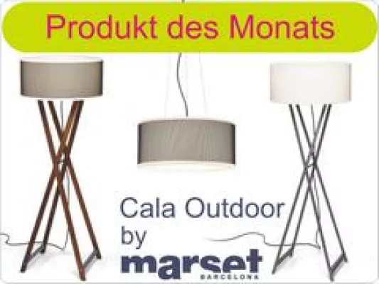 Bild: Cala Stehleuchte, Cala Outdoor, Cala Leuchte, unser Produkt des Monats