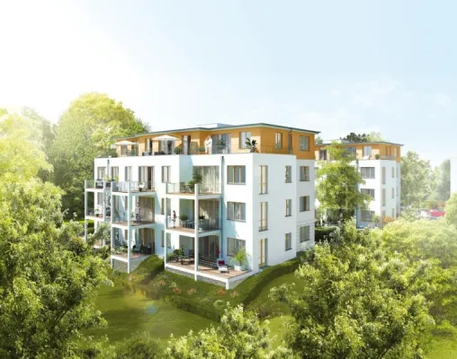 Bild: Berlin-Steglitz: Spatenstich für 22 Eigentumswohnungen in den SüdendTerrassen nahe Teltowkanal