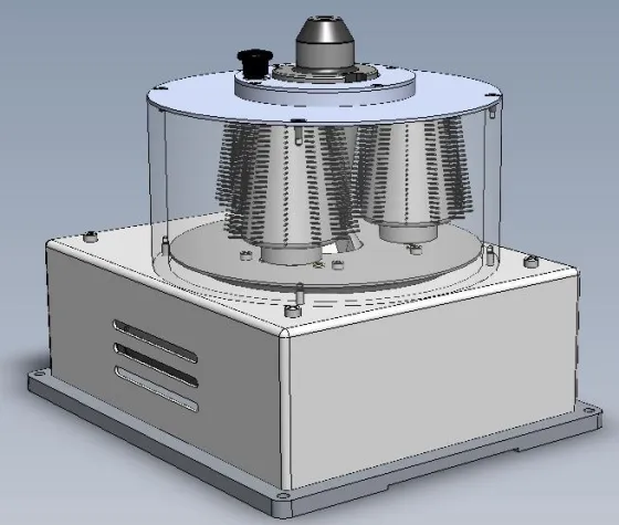 Bild: Saubere Sache: Tischgerät zur Kegelreinigung