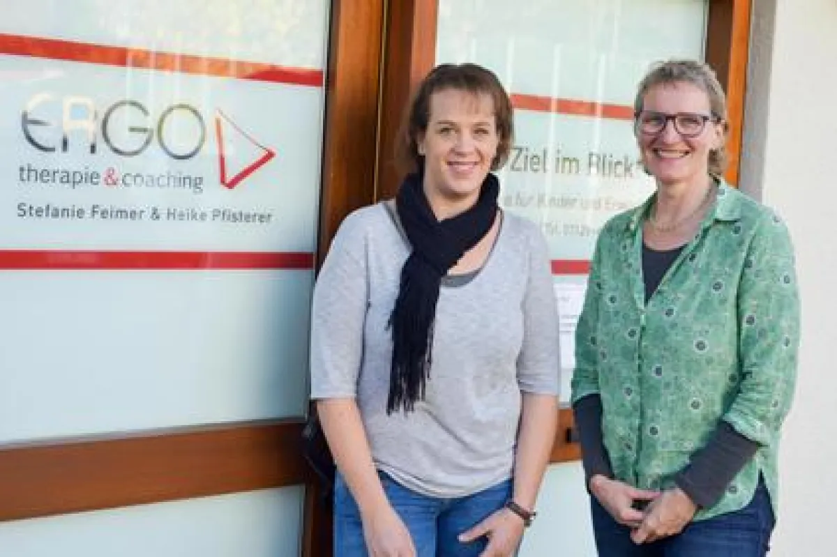 Heike Pfisterer und Stefanie Feimer die Köpfe hinter der Ergotherapie Eningen und Bad Urach.
