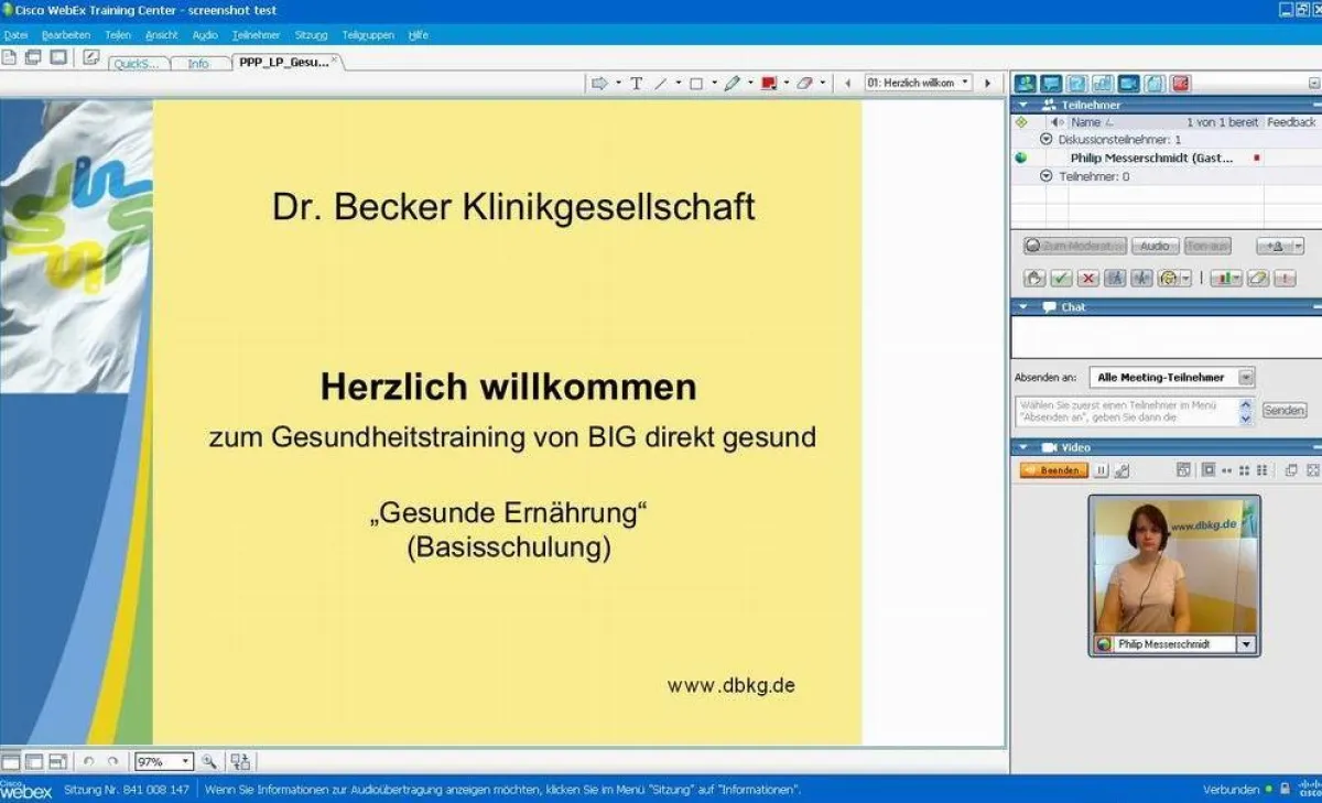 Der BIG Gesundheitstrainer verlegt die Gesundheitsprävention ins virtuelle Klassenzimmer.
