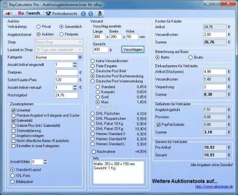 BayCalculator 4: eBay-Gebührenrechner nun als Free- und Pro-Version Bild: BayCalculator 4: eBay-Gebührenrechner nun als Free- und Pro-Version