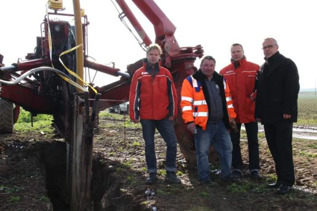 (v.l.) Michael Delle, Karl-Heinz Seyb, Michael Horstmann und Jörg Gisselmann