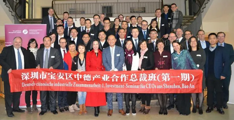 Bild: HdWM: Investment-Seminar mit 30 CEOs aus Shenzhen (China) im Mannheimer Schloss - Kooperationen angestrebt