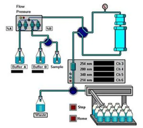 FAT für ein binäres präparatives HPLC-System Bild: FAT für ein binäres präparatives HPLC-System