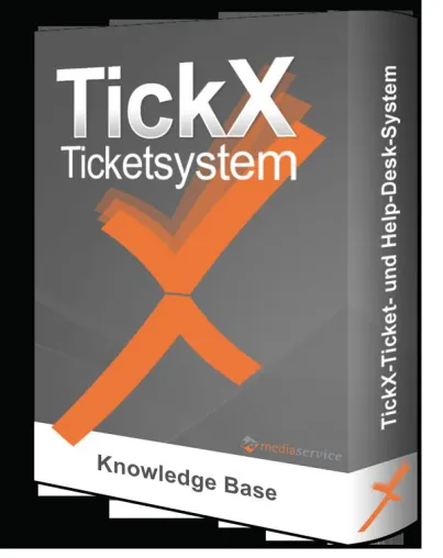 Bild: TickX 1.5. neue Tutorials 'Knowledge Base und Reporting'