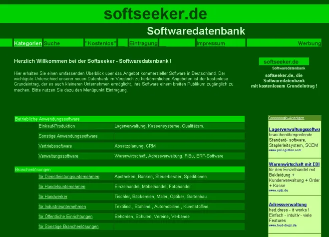 Bild: softseeker.de - Softwaredatenbank und Softwareführer