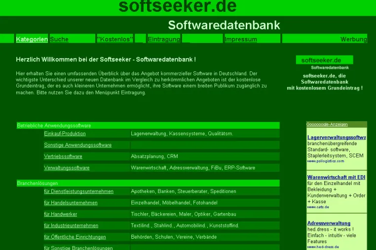 Bild: softseeker.de - Softwaredatenbank und Softwareführer