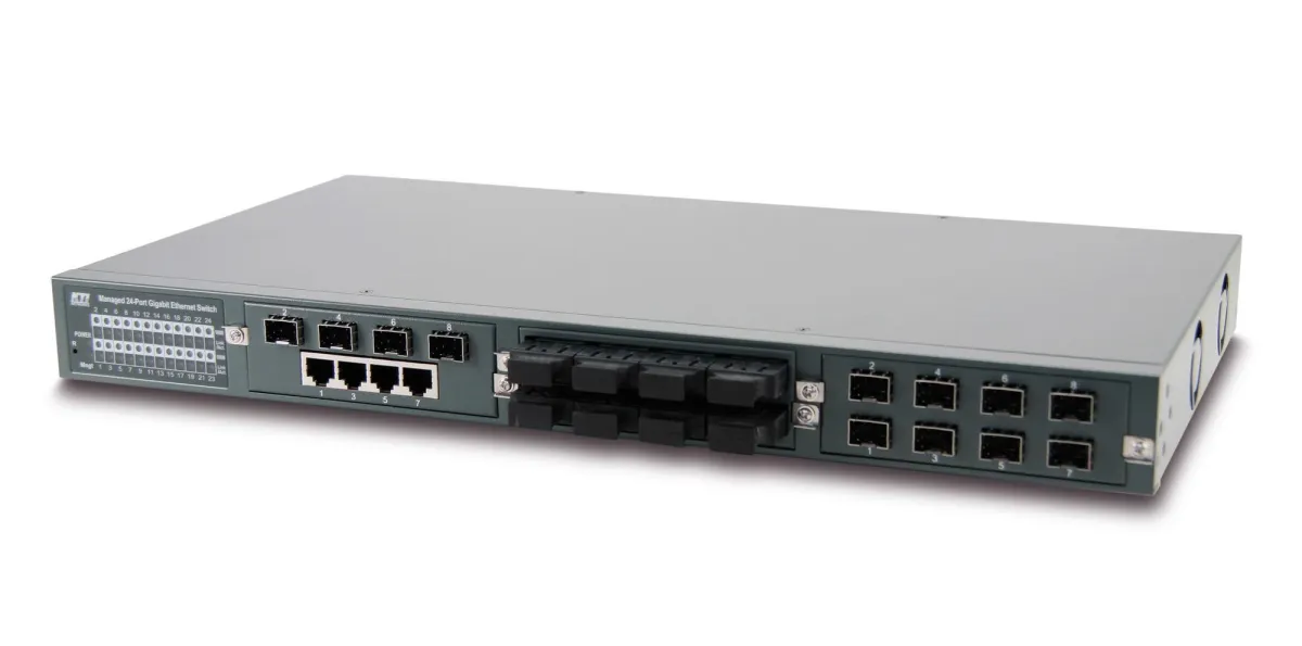 Jetzt auch mit 10G-Uplink: der Switch KGS-2422 von KTI