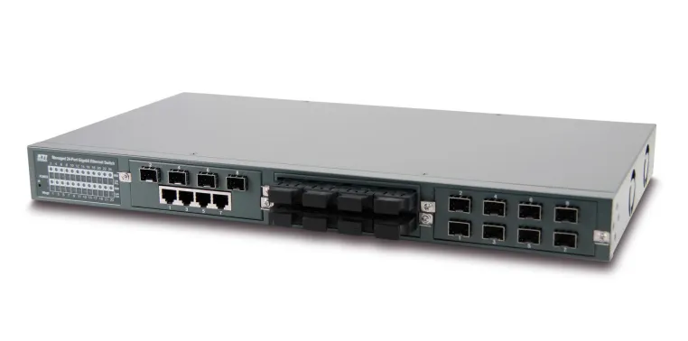 Jetzt auch mit 10G-Uplink: der modulare Allrounder KGS-2422 von KTI Bild: Jetzt auch mit 10G-Uplink: der modulare Allrounder KGS-2422 von KTI