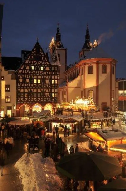 Weihnachtliche Stimmung in der Fuldaer Innenstadt