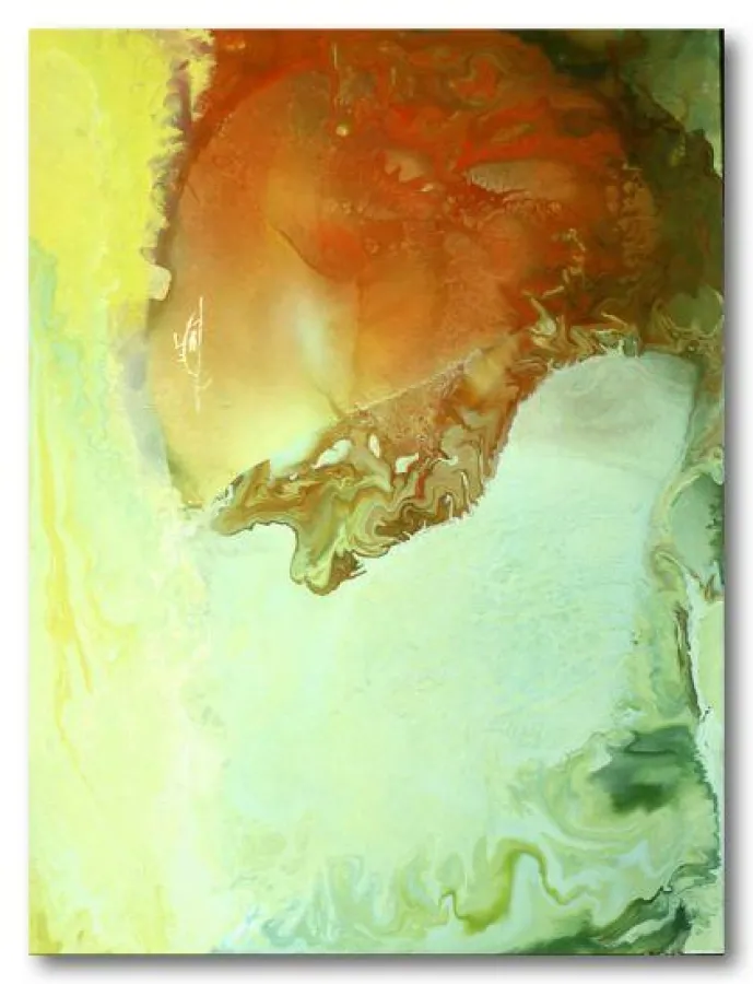 Nr. 1, Johann Nussbächer, Entstehungsjahr 2002, 29,5x40 cm, Unikat, Lackfarbe auf Holz, vom Künstler handsigniert