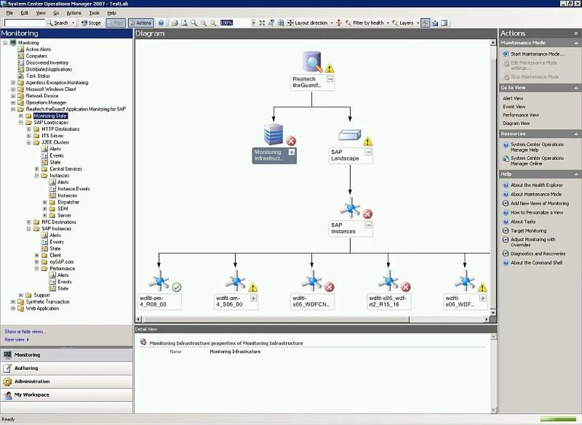 REALTECH integriert SAP-Überwachungsdaten in MS System Center Operations Manager 2007