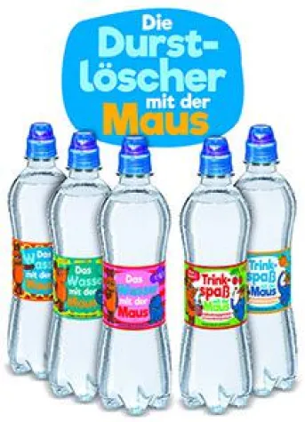 Bild: Jetzt neu: Die Durstlöscher mit der Maus - Die Germete GmbH sorgt für erfrischende Momente mit der TV-Kultfigur