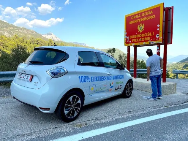 Experiment erfolgreich: Für Zwanzig Euro elektrisch nach Montenegro Bild: Experiment erfolgreich: Für Zwanzig Euro elektrisch nach Montenegro