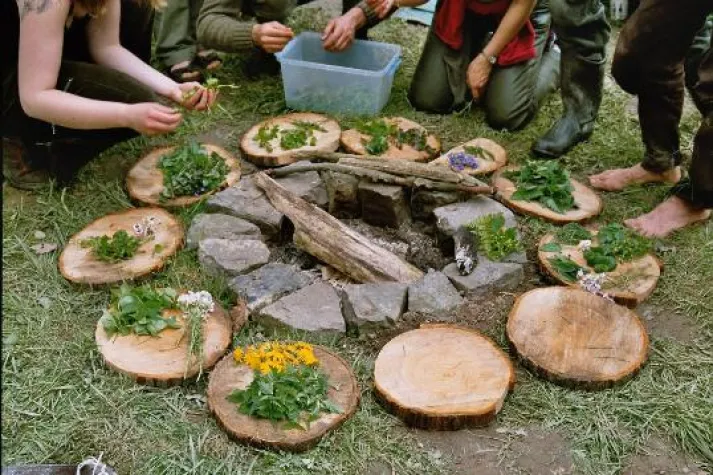 Bild: Weiterbildung "Natur- und Wildnispädagogik" im Odenwald