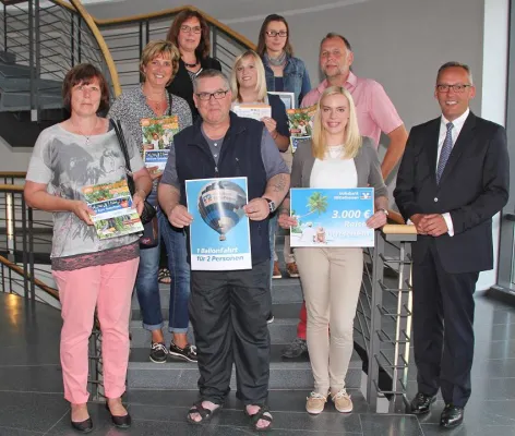 Finale des Multi-Rubbellos-Gewinnspiels der Volksbank Mittelhessen Bild: Finale des Multi-Rubbellos-Gewinnspiels der Volksbank Mittelhessen