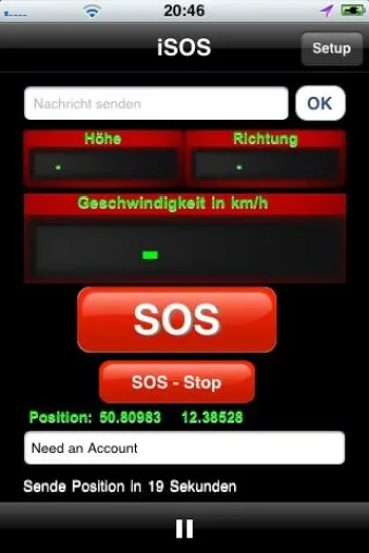Bild: SOS-App für medizinische und sicherheitsbezogene Notfallhilfe bei internationalen Reisen