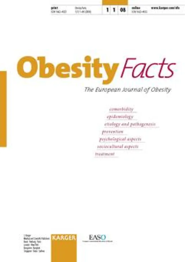 Titelseite der neuen Fachzeitschrift OBESITY FACTS