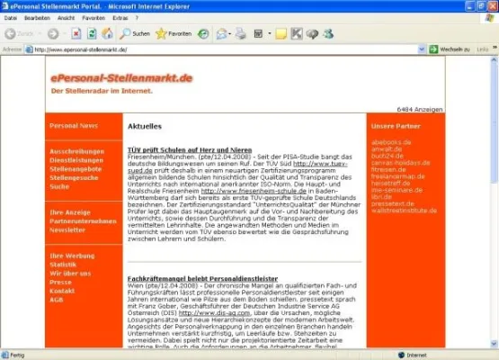 Datei contra Datenbank – der neue Stellenmarkt epersonal-stellenmarkt.de Bild: Datei contra Datenbank – der neue Stellenmarkt epersonal-stellenmarkt.de
