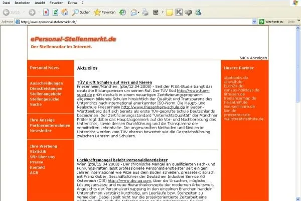 Datei contra Datenbank – der neue Stellenmarkt epersonal-stellenmarkt.de Bild: Datei contra Datenbank – der neue Stellenmarkt epersonal-stellenmarkt.de