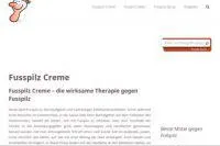 Bild: Fusspilz Creme - die wirksame Therapie gegen Fusspilz