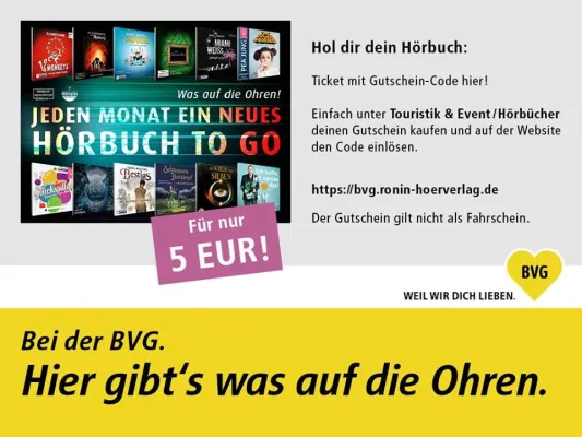 Bild: Graue Tage, gelbe Züge, bunte Ohren bei der BVG