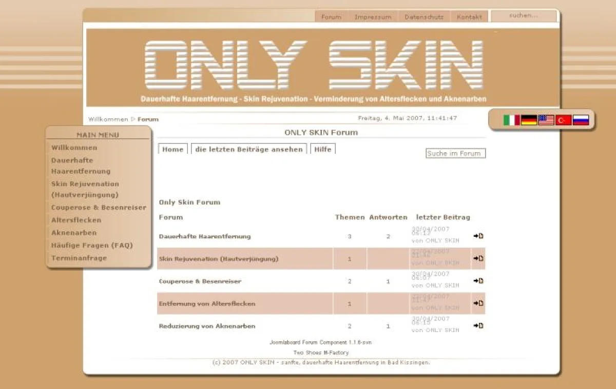 ONLY SKIN Forum