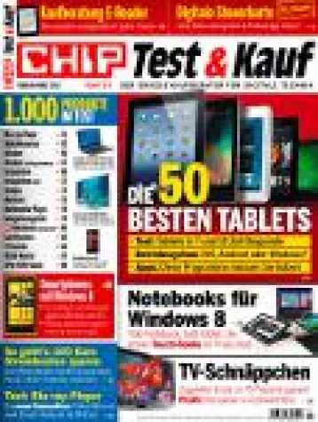 Große Kaufberatung in CHIP Test & Kauf: Die 50 besten Tablet-PCs Bild: Große Kaufberatung in CHIP Test & Kauf: Die 50 besten Tablet-PCs