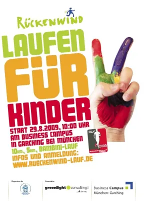 Mit "Rückenwind" für krebskranke Kinder laufen Bild: Mit "Rückenwind" für krebskranke Kinder laufen