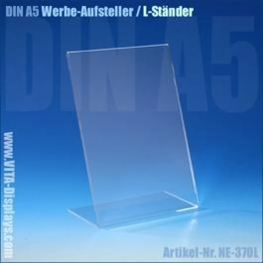 Werbeaufsteller vom Werbemittelhersteller VITAdisplays