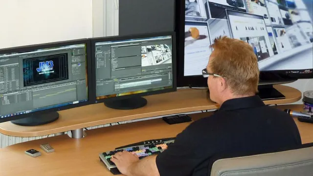 Bild: Live-Greenscreen und Kamerakran: Videoproduktion JM3 stellt sich mit neuester Filmtechnik noch breiter auf