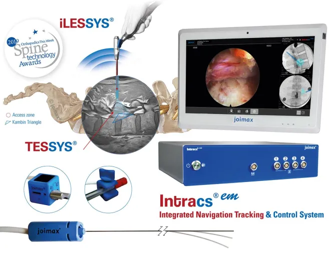 Bild: joimax® gewinnt Spine Technology Award 2019 für Navigationssystem, Intracs®em und stellt auf der NASS aus
