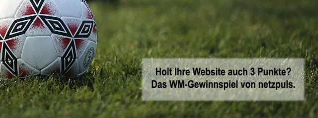 Bild: Spielt Ihr Unternehmen im Web noch im Mittelfeld? netzpuls AG lanciert eine Online Marketing Kurz-Analyse.