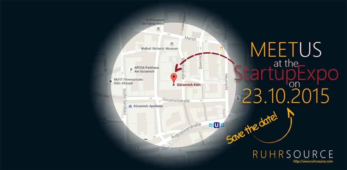 RUHRSOURCE auf der StartupExpo