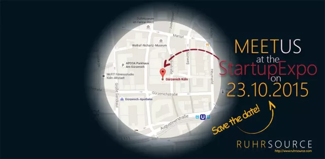 Bild: RUHRSOURCE aus Bochum ist Teilnehmer der StartupExpo in Köln