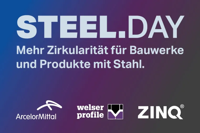 Bild: STEEL.DAY zeigt Wege zu mehr Zirkularität in Bau und Industrie mit Stahl
