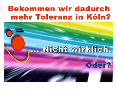 Bild: Homo-Ampel für Köln? AfD-Kommunalpolitiker sieh hier ein rot-grünes Luxusproblem.