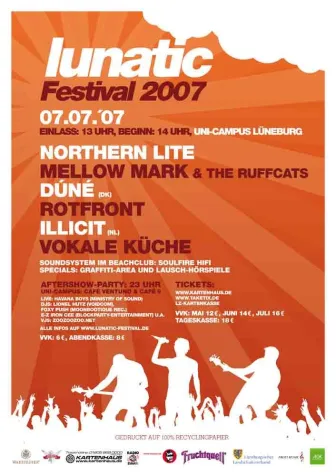 Bild: lunatic Festival 2007 – Line-Up komplett!