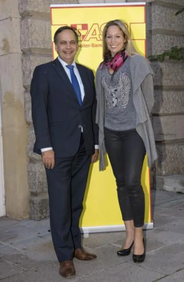 Vorsitzender des ASB-Bundesvorstandes mit  Dr. Christine Theiss aus München, Foto ASB/R.Durst